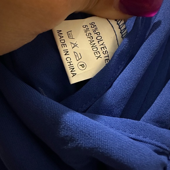 Jumpsuit in royal blue - Picture 7 of 9